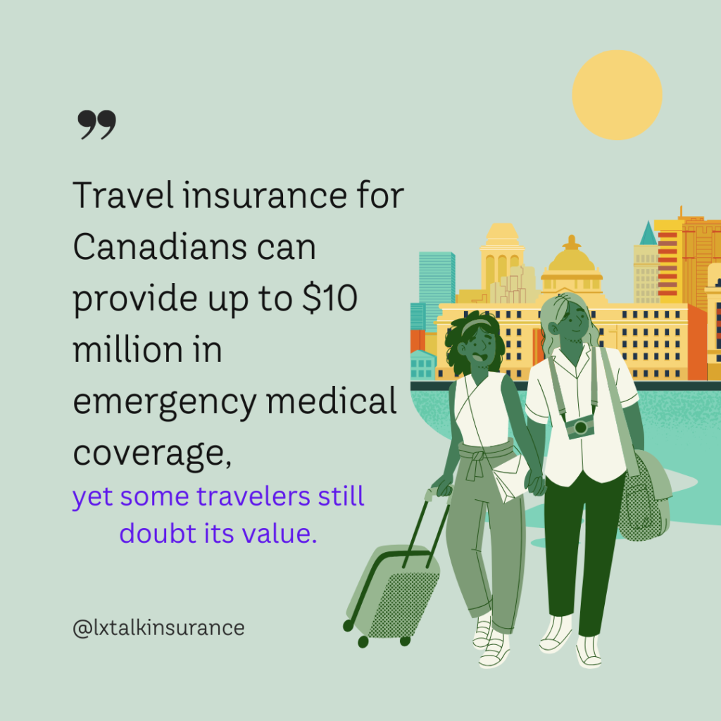 Travel insurance for Canadian travelers