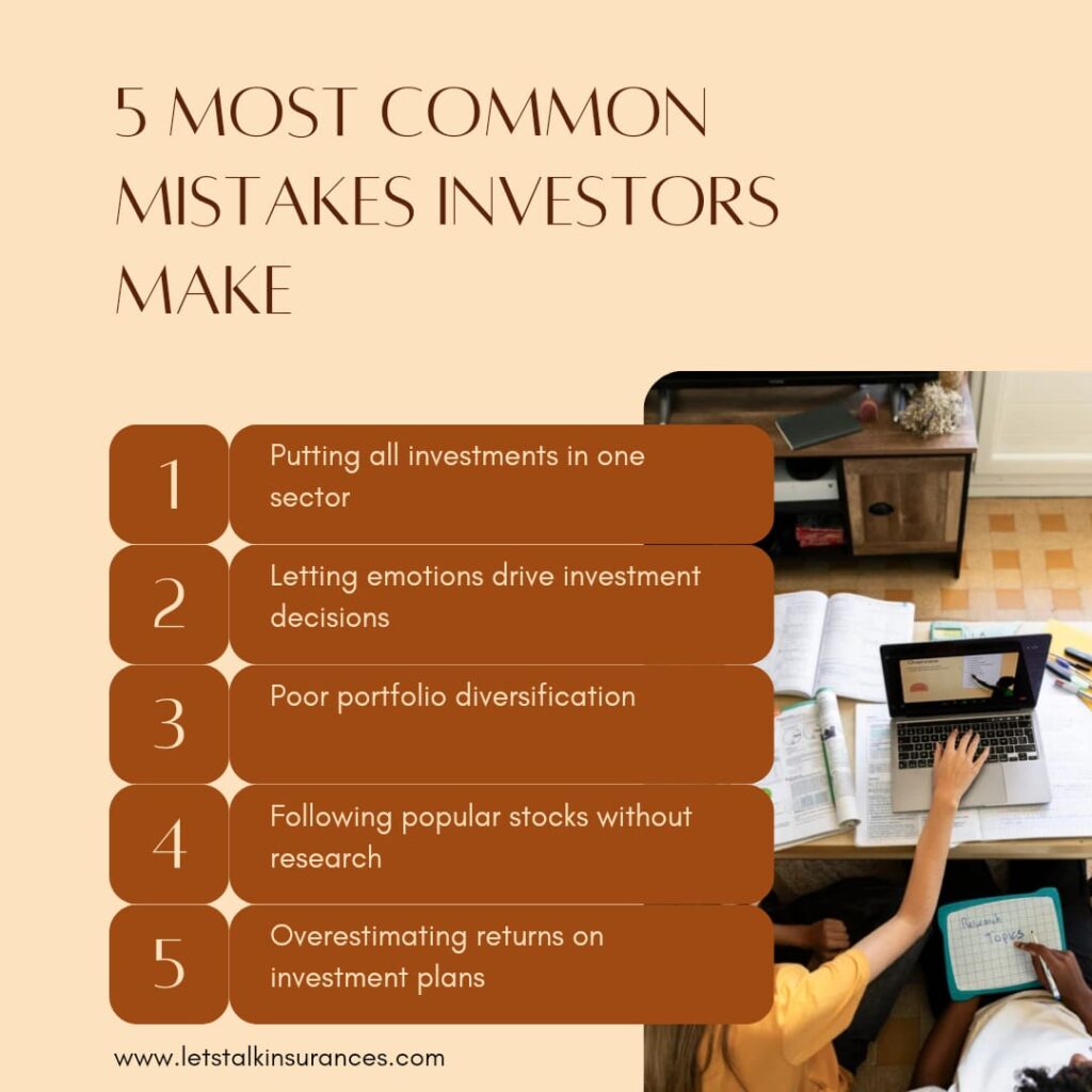 Common mistakes investors make when they invest money in Canada