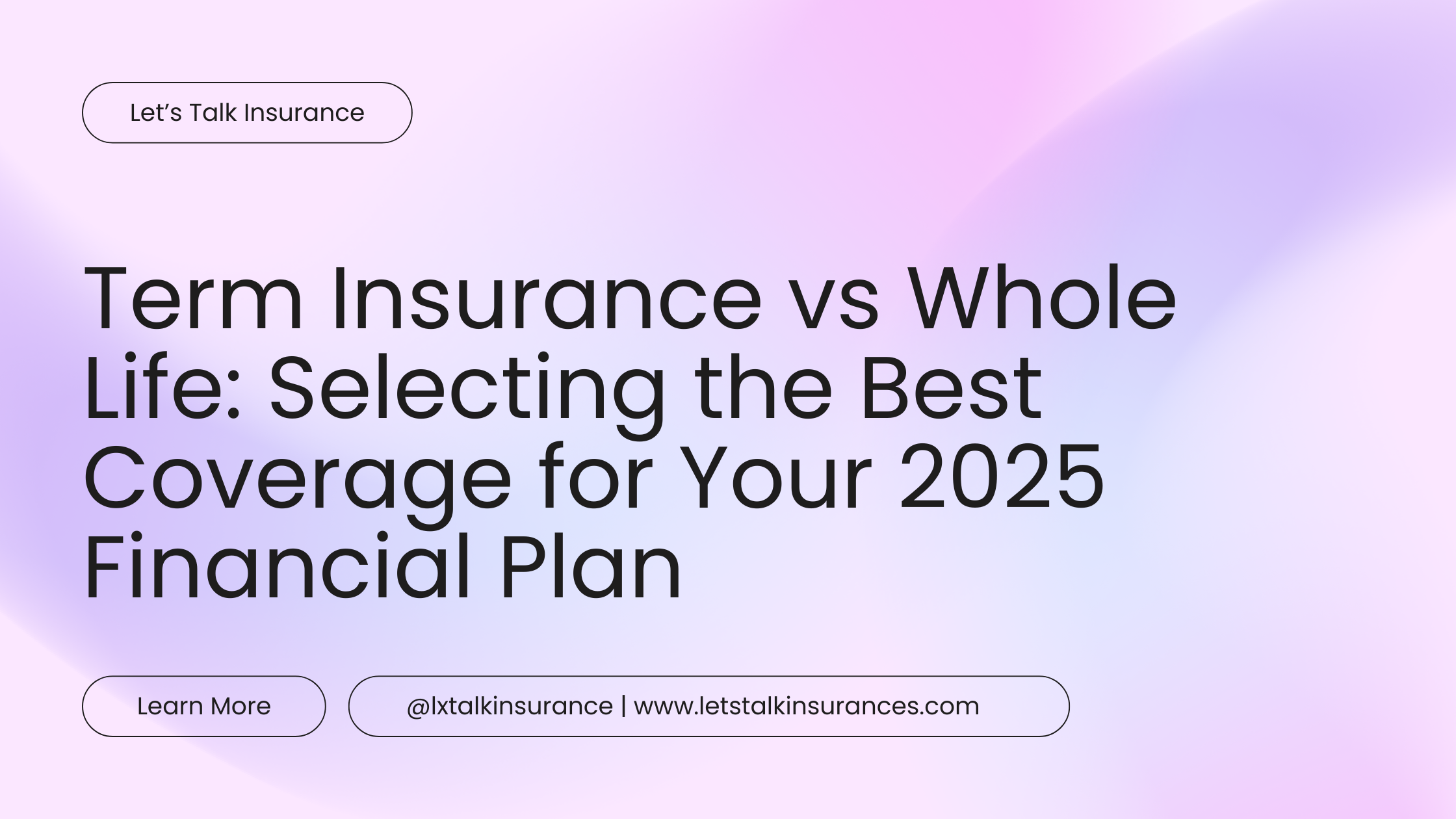 term insurance vs whole life